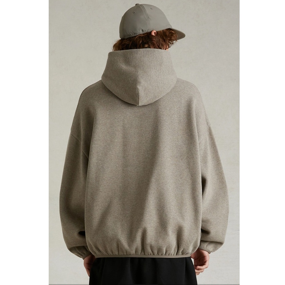 Fear of God Essentials Heather Grey Hoodie NWOT - Picture 14 of 16